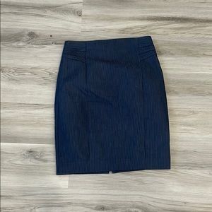 Express pin stripe pencil skirt